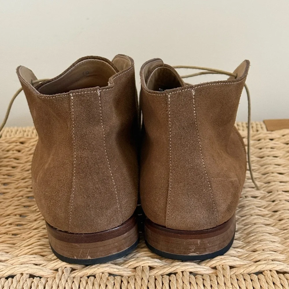 Men's Brown Suede Shoes - Picture 4 of 14
